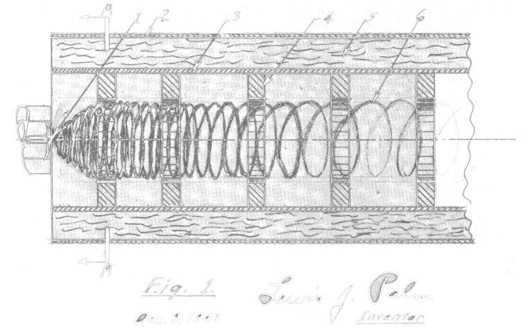 A sketch from Lewis Palm showing a rough layout of a heating system
